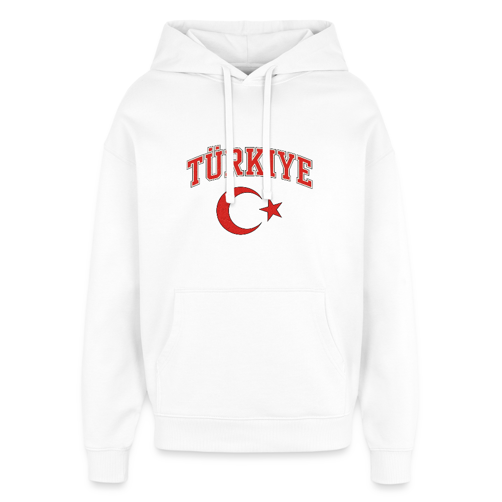 Türkiye - Oversized Unisex Hoodie - Weiß