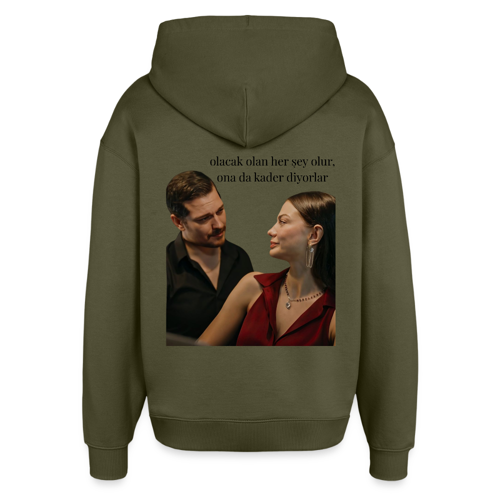 Kader - Oversized Unisex Hoodie - Khaki