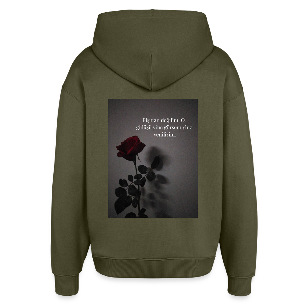 Pisman - Oversized Unisex Hoodie - Khaki