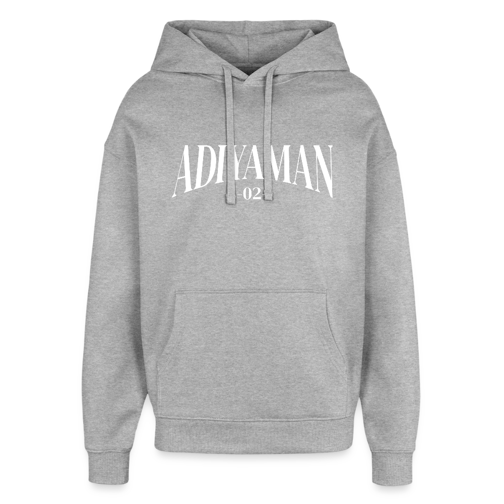 Adiyaman 02 - Oversized Unisex Hoodie - Grau meliert