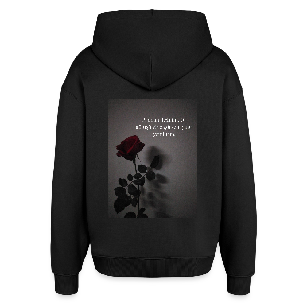 Pisman - Oversized Unisex Hoodie - Schwarz