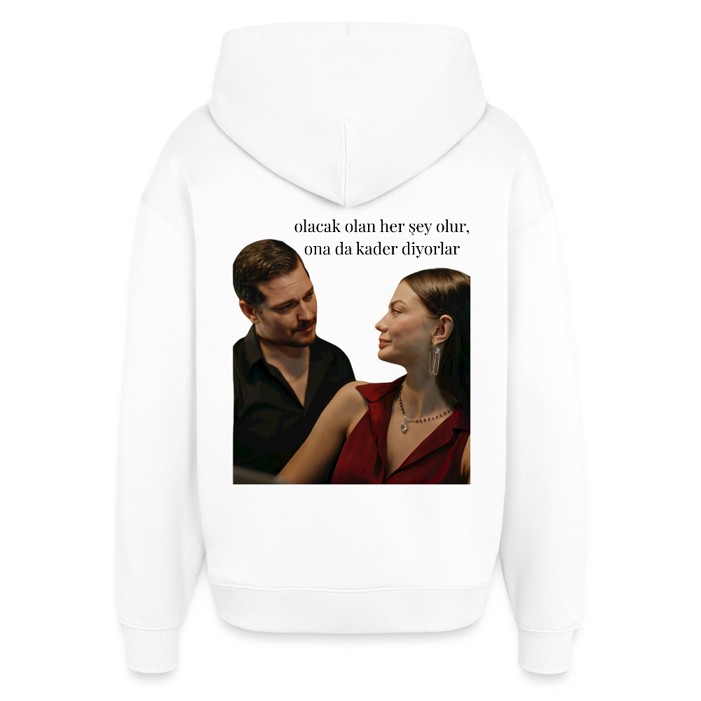 Kader - Oversized Unisex Hoodie - Weiß