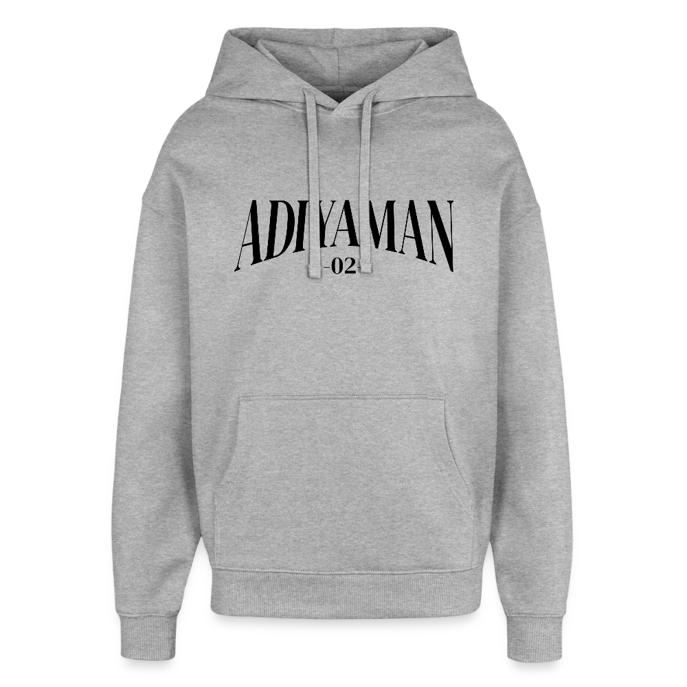 Adiyaman - 02 - Oversized Unisex Hoodie - Grau meliert