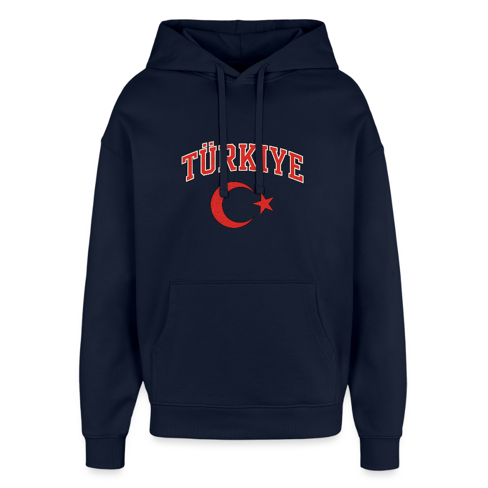 Türkiye - Oversized Unisex Hoodie - Navy