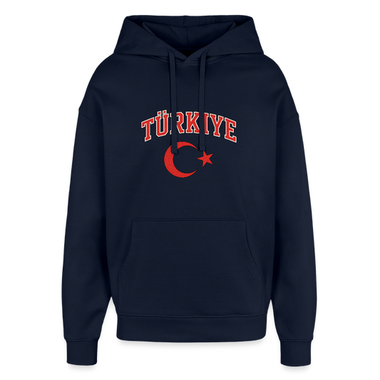 Türkiye - Oversized Unisex Hoodie - Navy