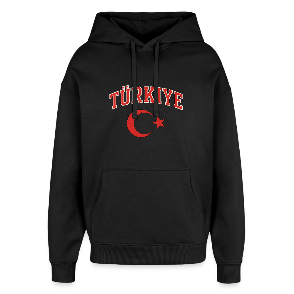 Türkiye - Oversized Unisex Hoodie - Schwarz