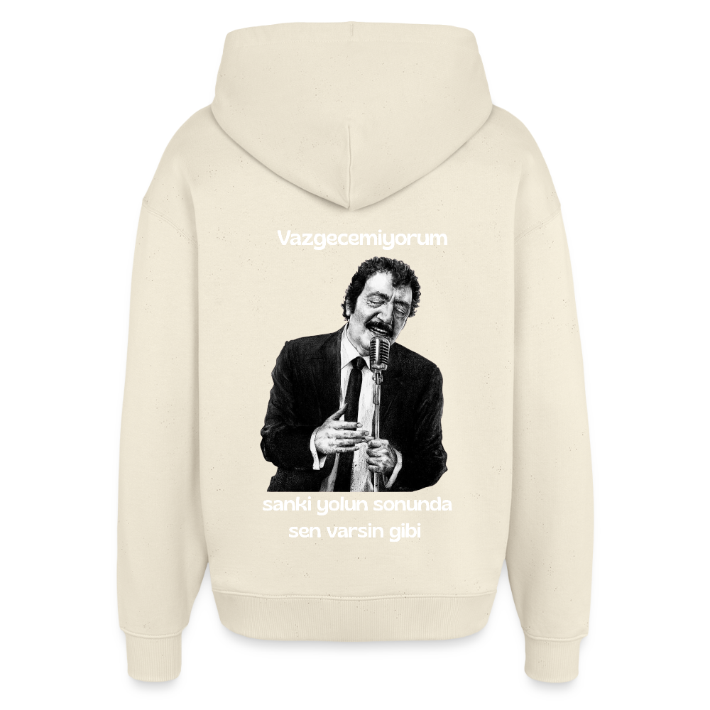 Vazgecemiyorum - Oversized Unisex Hoodie - Naturroh