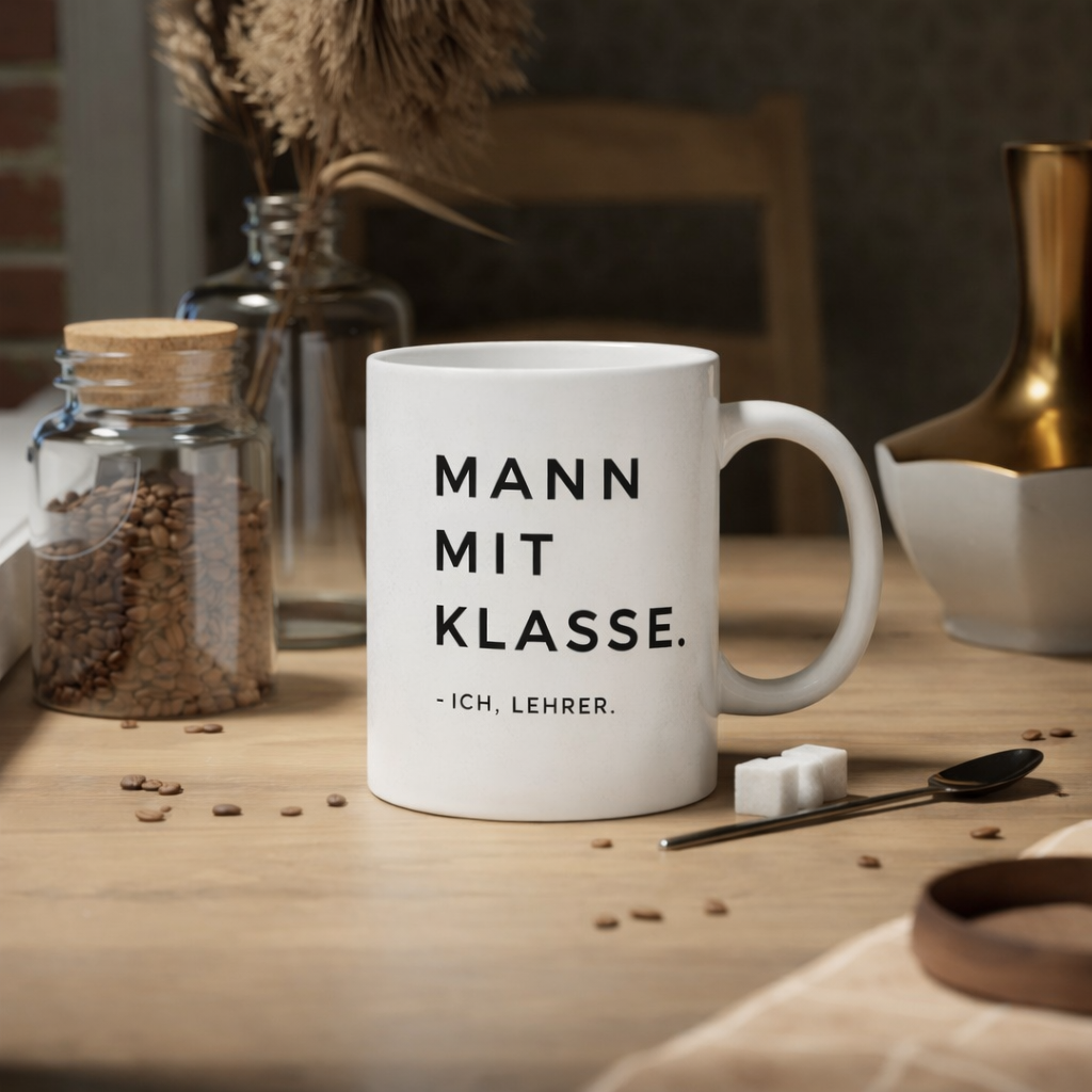 Mann mit Klasse - Tasse